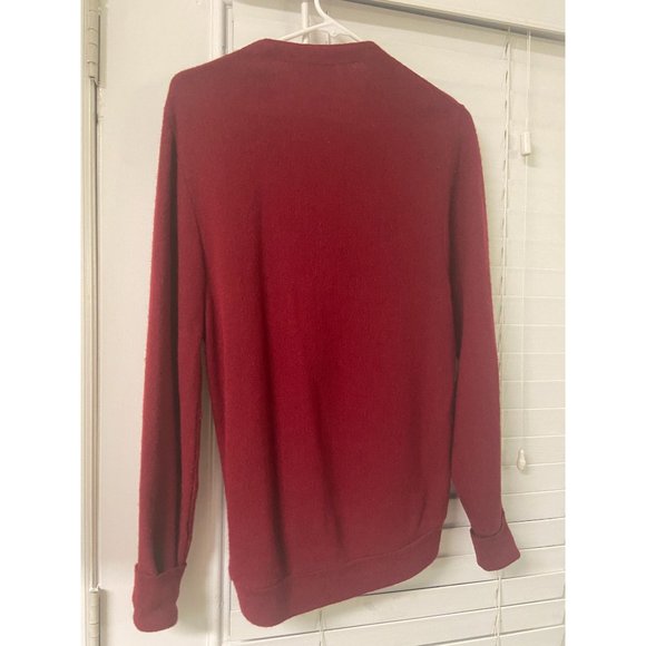 Lacoste Red Men's Cardigan Sweater - Picture 3 of 11